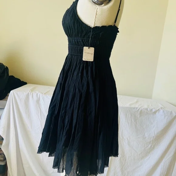 Black Short Layered Cami Dress (Free People) - Picture 7 of 10